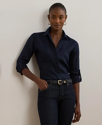 Lauren Ralph 100% Linen Shirt