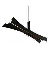 Cwi Lighting 27" Metal Solara Integrated Led Chandelier