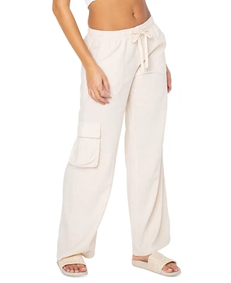 Roxy Juniors' Lagoon Tie-Waist Pull-On Cargo Pants