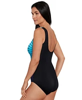 Shape Solver Sport by Mimi Flamingo Women's Prism Change Scoopneck Swimsuit