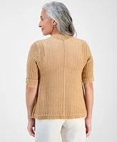 Style & Co Petite Summer Cotton Cardigan, Exclusively at Macy's