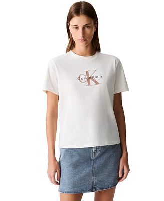 Calvin Klein Jeans Women's Brand Monogram T-Shirt