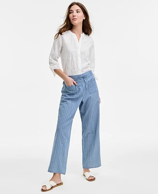 Jones New York Women's Double Patch Pocket Cotton Pants