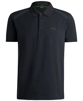 Boss by Hugo Men's Striped Tape Insert Polo Shirt