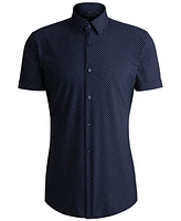 Boss by Hugo Men's Performance-Stretch Slim-Fit Dress Shirt