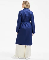 Macy's Flower Show Tie-Front A-Line Trench Coat, Exclusively at