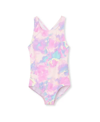 Lands' End Big Girls Plus Chlorine Resistant One Piece Swimsuit