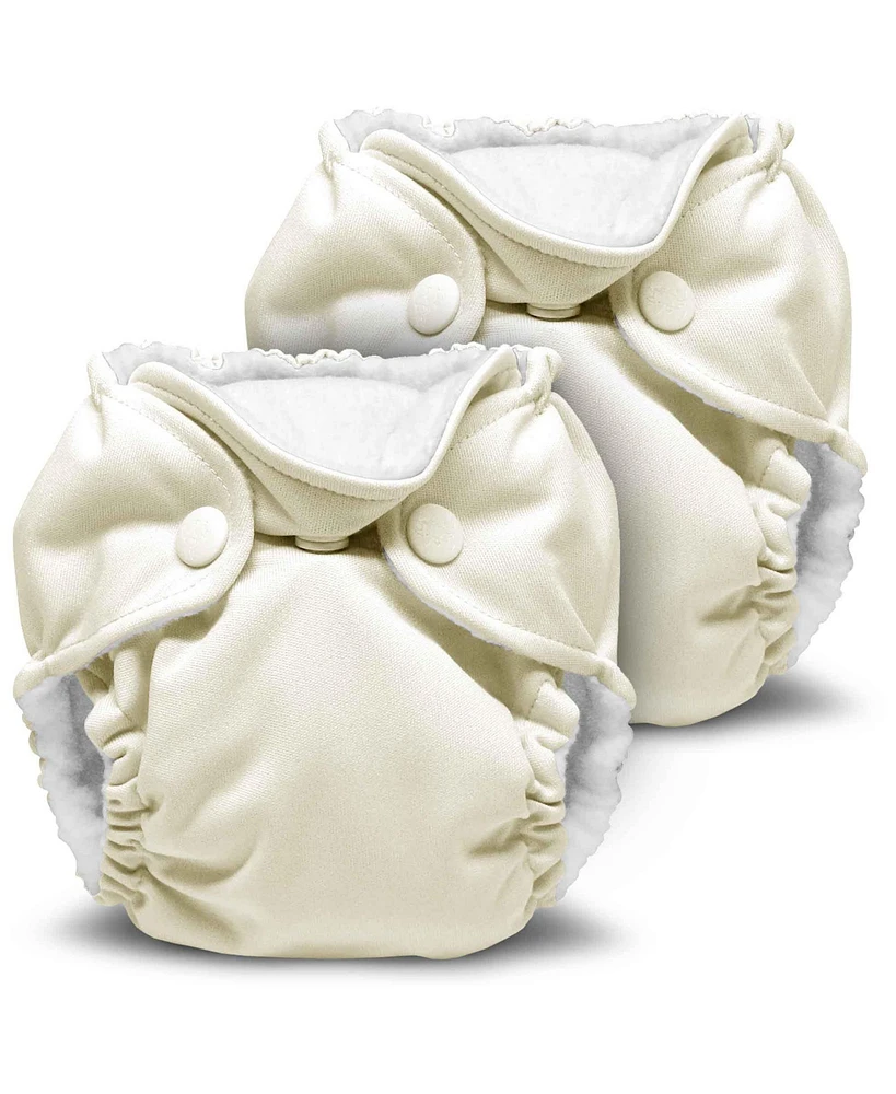Kanga Care Baby Boys Lil Joey Newborn All One Aio Cloth Diaper (2pk)