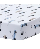 Lambs & Ivy Little Racer 3-Piece Cars/Transportation Baby Crib Bedding Set