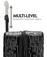 Elle Wayfarer 3-Piece Expandable Monogram Spinner Luggage Set