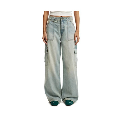Cotton On Women's Relaxed Cargo Jean