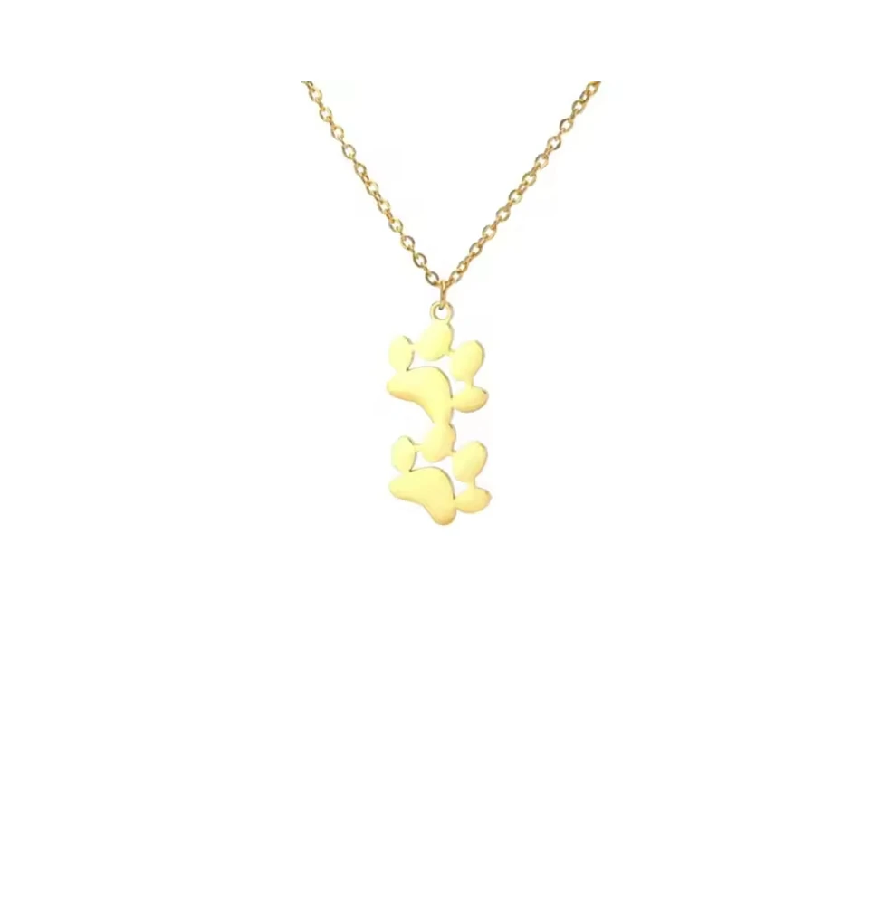 EverPaw Double Paw Print Necklace