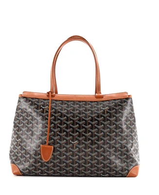 Pre-Owned Goyard Pm Bellechasse Bag Coated Canvas