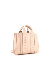 Pre-Owned Chloe Small Woody Convertible Tote Leather
