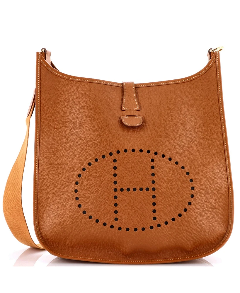 Pre-Owned Hermes Gm Evelyne Bag Gen I Courchevel
