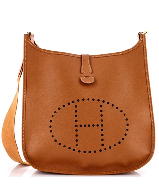 Pre-Owned Hermes Gm Evelyne Bag Gen I Courchevel
