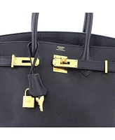 Pre-Owned HERMES Birkin Handbag Epsom with Gold Hardware