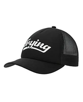 Trying Black Foam Trucker Hat