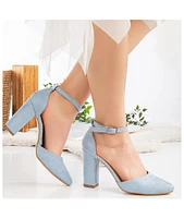 Gisele High Block Heel Pumps