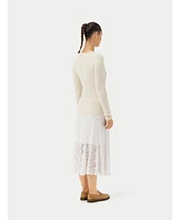 Gobi Cashmere Juniors' C-Neck Sweater