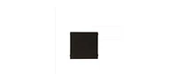 Bow Leg Square End Table for Living Room or Bedroom Decor