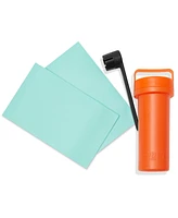 Philosophy Gym 10' Deluxe Air Tumble Mat - 78" Wide Inflatable Track for Gymnastics, Includes Electric Pump, Mint