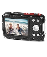 Minolta MN30WP-r Waterproof 4x Digital Zoom 21 Mp & 1080p Digital Camera, Red
