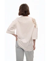 Nocturne Women's Embroidered Detail T-Shirt
