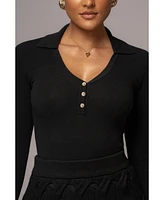 Jluxlabel Women's Ashley Collared Top