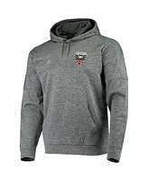 Adidas Men's Heathered Black D.c. United Ti Pullover Hoodie