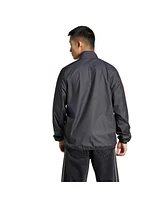 Adidas Men's Black/White D.c. United 2025 Anthem Reversible Full-Zip Jacket