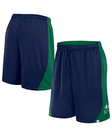 Fanatics Men's Navy/Green Notre Dame Fighting Irish Strength Unleashed Shorts