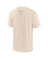 Fanatics Men's Cream Detroit Lions Elements Weathered Tonal Future Ground T-Shirt