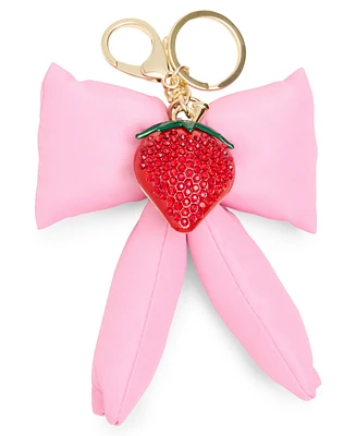 Madden Girl Bow and Strawberry Bag Charms