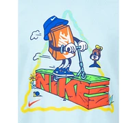 Nike Little Boys Boxy Scooter Graphic T-Shirt