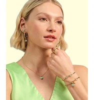 Olivia Burton Women's Gemstones Gold Tone Stainless Steel Bracelet