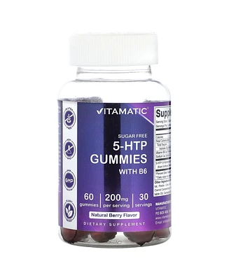 Vitamatic Sugar Free 5-htp 200mg Gummies with B6 per Serving