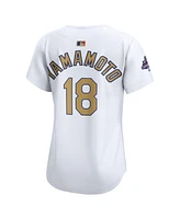 Nike Women's Yoshinobu Yamamoto White Los Angeles Dodgers 2025 Gold Collection Limited Jersey