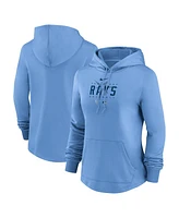Nike Women's Light Blue Tampa Bay Rays Authentic Collection Pregame Performance Pullover Hoodie