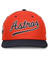 Nike Men's Orange/Navy Houston Astros Cooperstown Collection Pro Performance Snapback Hat