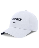 Nike Men's White Michigan Wolverines Club Adjustable Hat