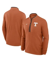 Nike Men's Burnt Orange Texas Longhorns Baseball Logo Victory Performance Half-Zip Pullover Hoodie