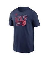 Nike Men's Navy Minnesota Twins Cooperstown Collection Retro T-Shirt