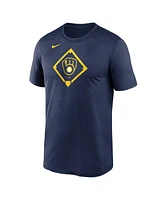 Nike Men's Navy Milwaukee Brewers Icon Legend Performance T-Shirt
