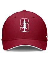 Nike Men's Cardinal Stanford 2025 Dugout Coaches Rise Swoosh Performance Flex Hat