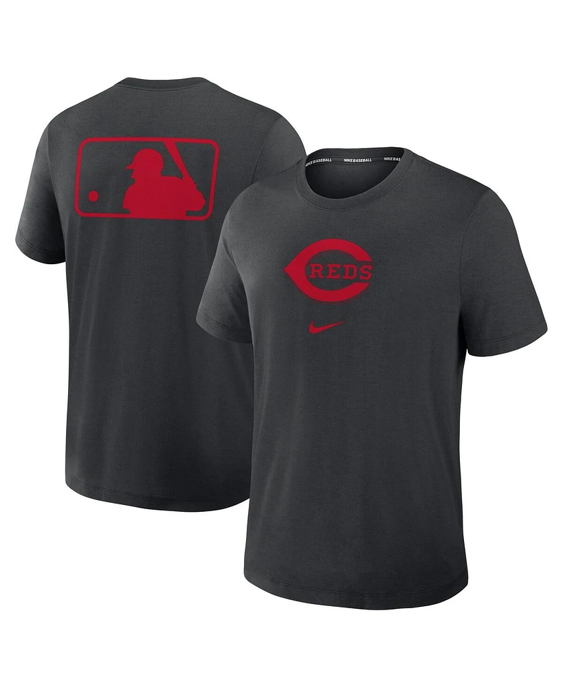 Nike Men's Cincinnati Reds Authentic Collection Early Work Tri-Blend Performance T-Shirt