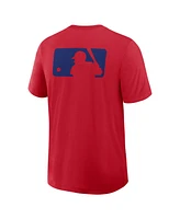 Nike Men's Red Texas Rangers Authentic Collection Early Work Tri-Blend Performance T-Shirt
