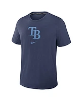 Nike Men's Navy Tampa Bay Rays Authentic Collection Early Work Tri-Blend Performance T-Shirt