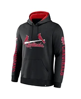 Fanatics Men's Black St. Louis Cardinals Big City Legacy Fleece Pullover Hoodie