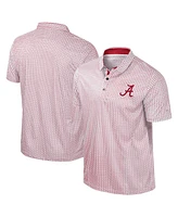 Colosseum Men's Crimson Alabama Tide Big Tall Marty Rival Polo Shirt